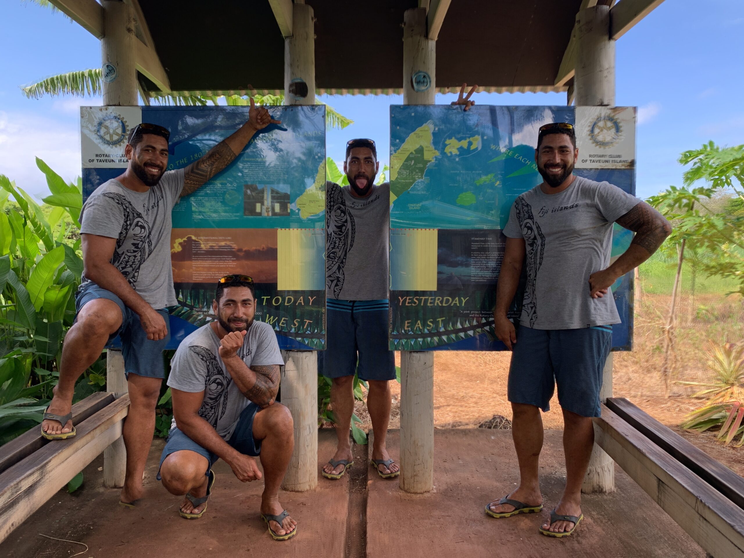 Dateline in Taveuni