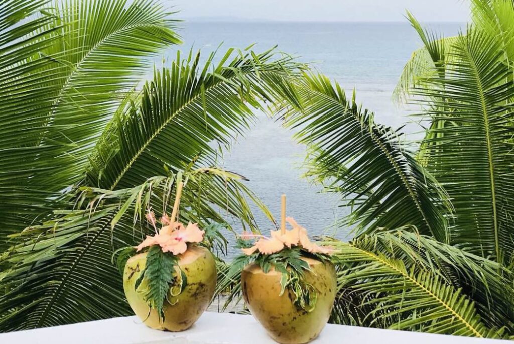 Coconut water to drink