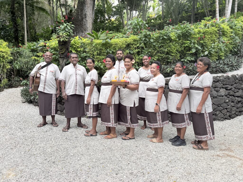 Staff smiling at Taveuni Palms Resort, Fiji